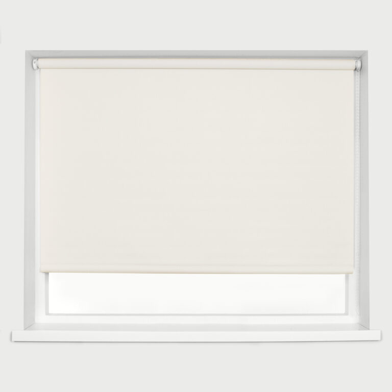 Natural Blackout Roller Blind - Caecus Blinds