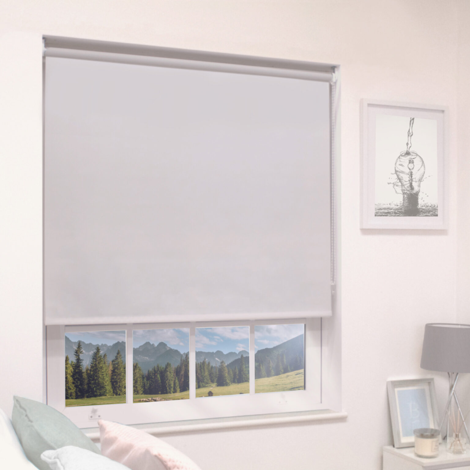 Grey Blackout Roller Blind Caecus Blinds