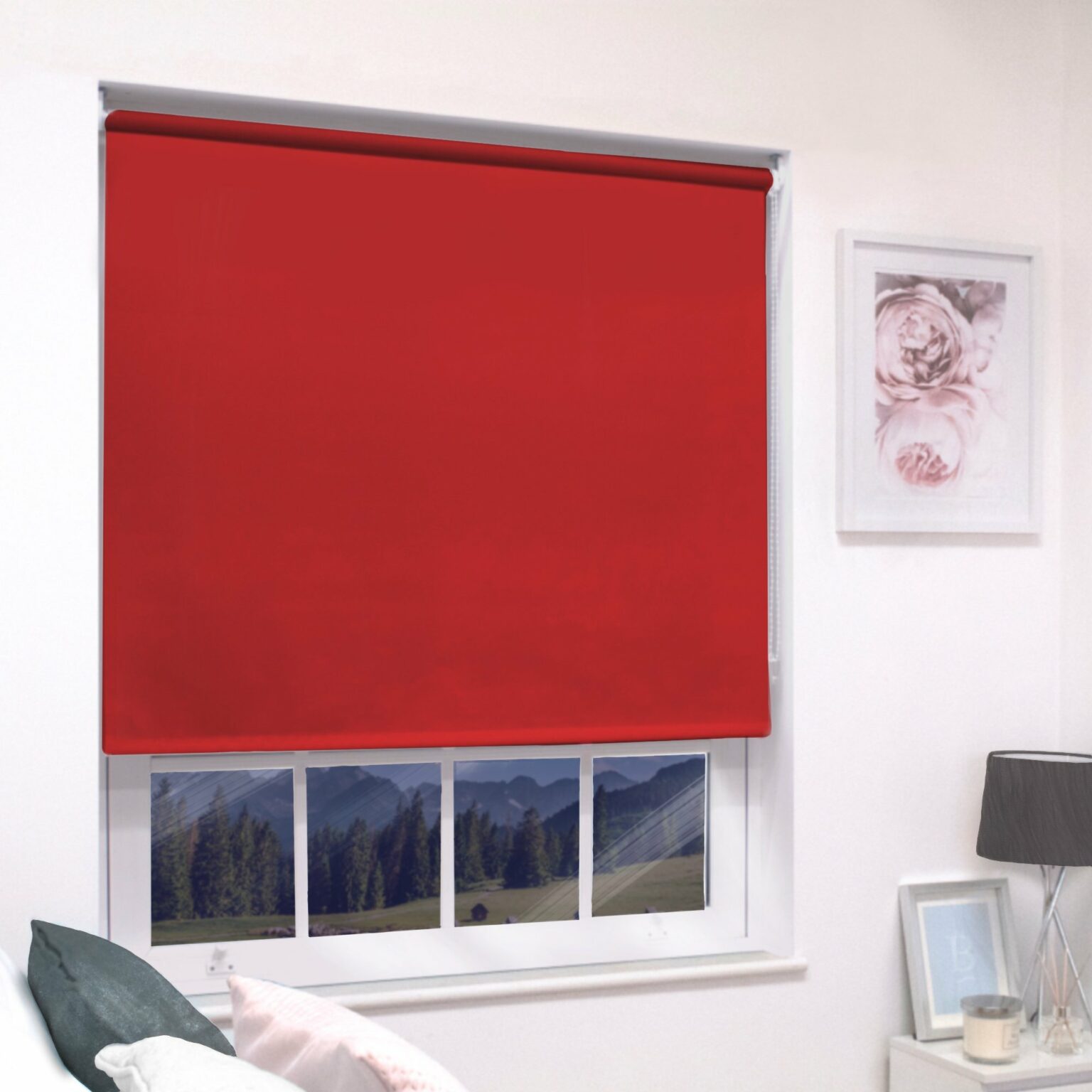 Navy Blackout Roller Blind Caecus Blinds